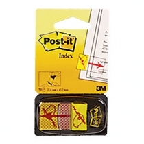 PAŠLĪPOŠIE INDEKSI POST-IT 25.4x43.2mm AR PARAKSTA ZĪMI (3M680-31)